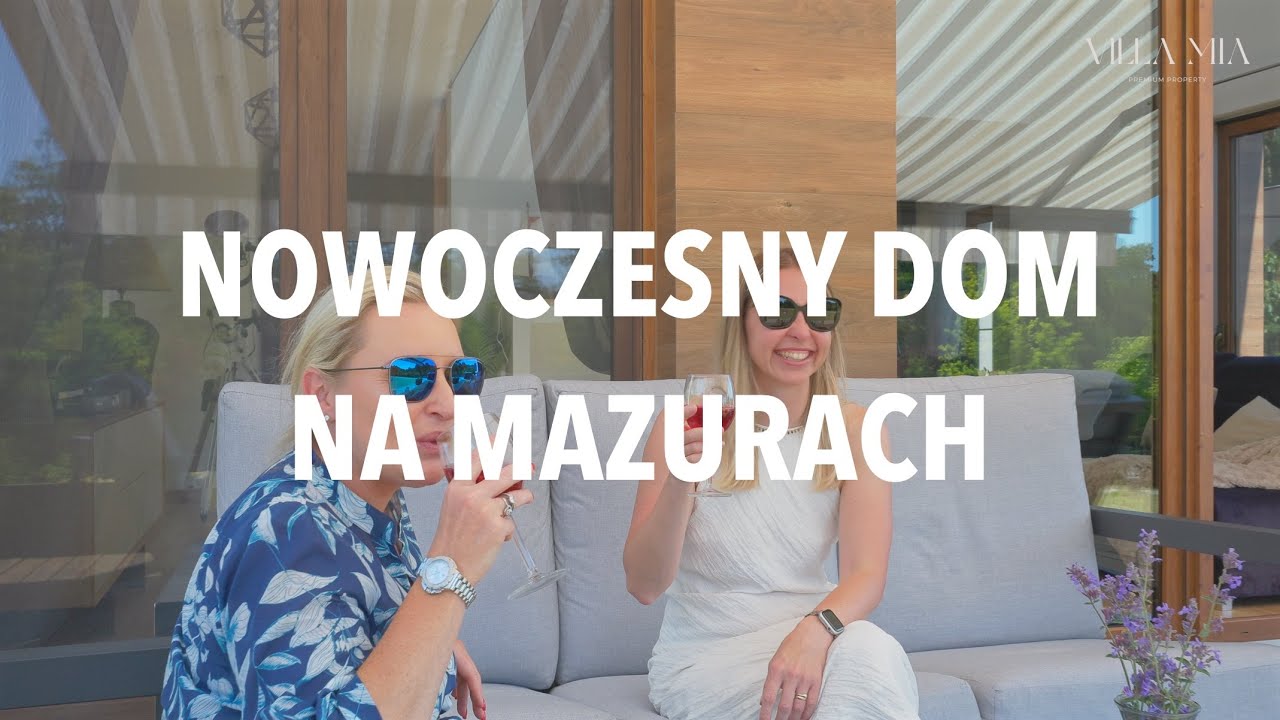 NOWOCZESNY DOM NA MAZURACH Z DOSTĘPEM DO JEZIORA