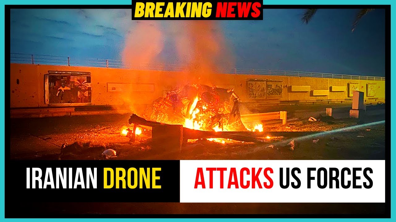 Iranian Drone Attack on US Forces in Iraq. Iranian Drone hits Al-Assad Air Base. #NEWS #TODAY #IRAN