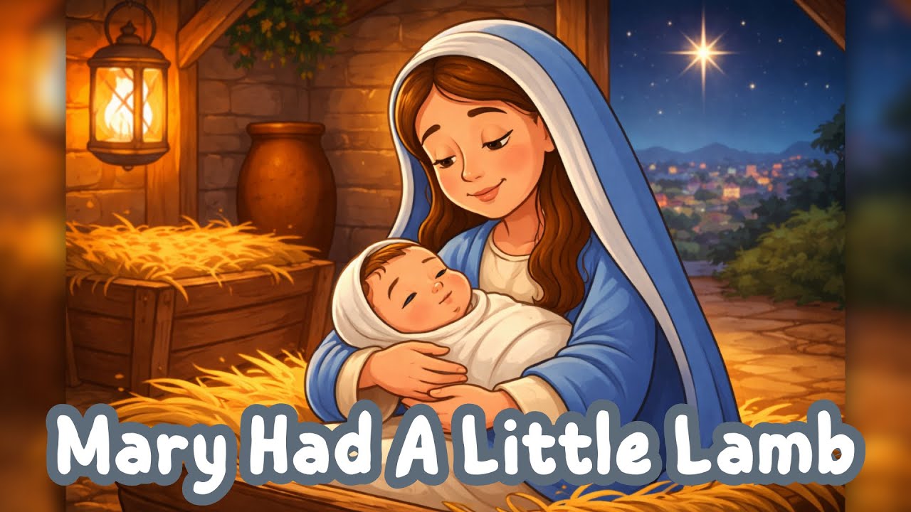 Mary Had A Little Lamb | Christian Nursery Rhyme | Bible Toddler Tunes