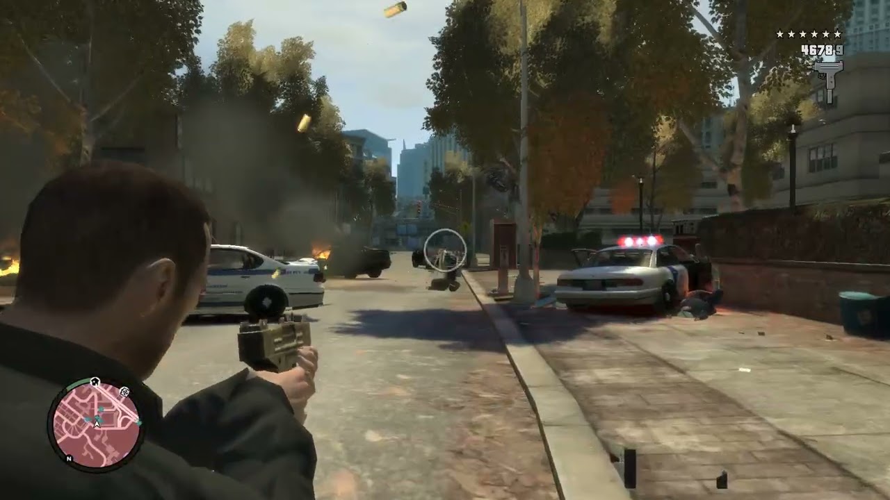 GTA 4 - Mafia House Shootout + Six Star Escape