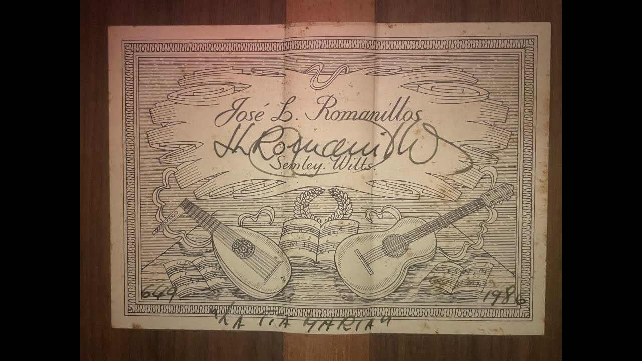1986 Romanillos-Bach Sarabande