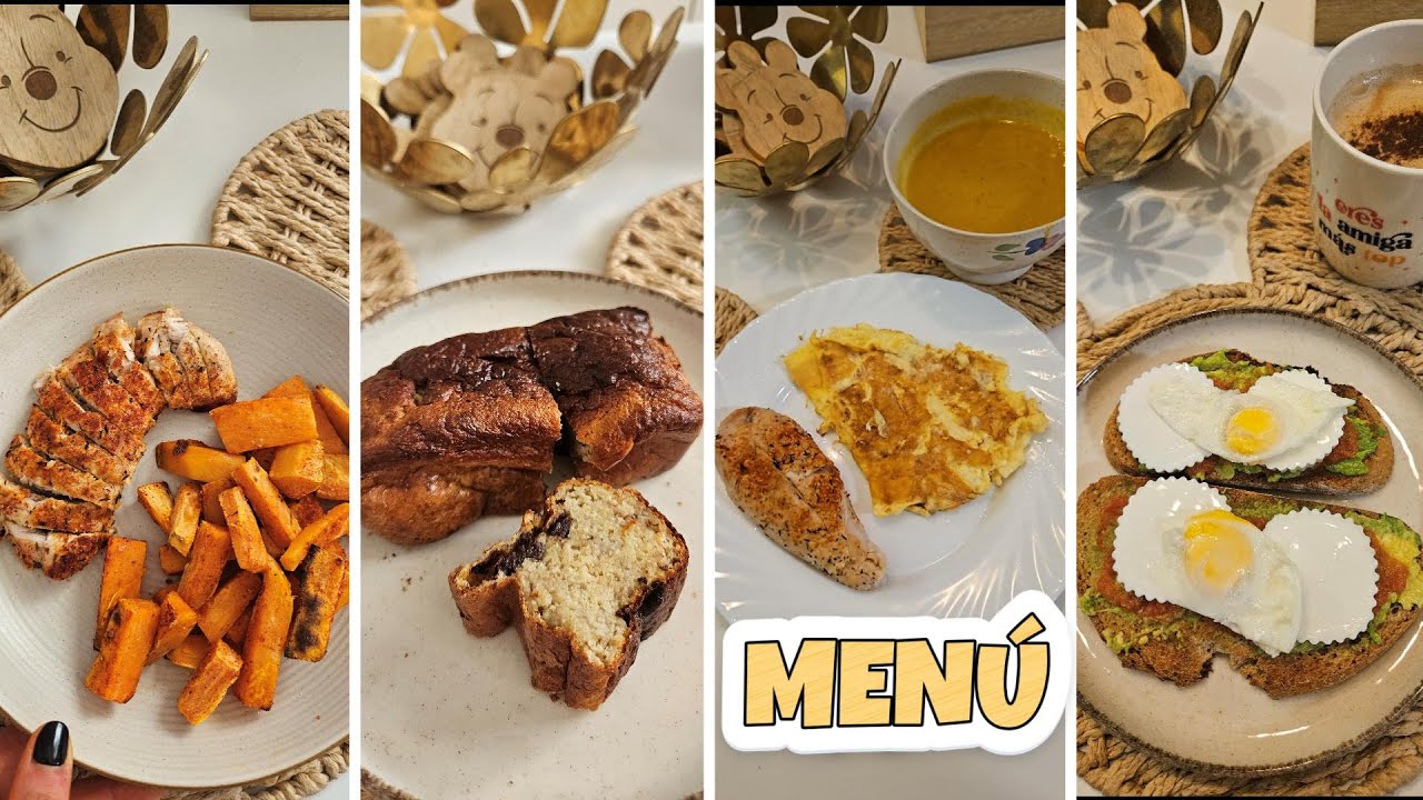 IDEAS de RECETAS RÁPIDAS y FÁCILES🍽️Menú saludable con novedad🛒Vlog diario