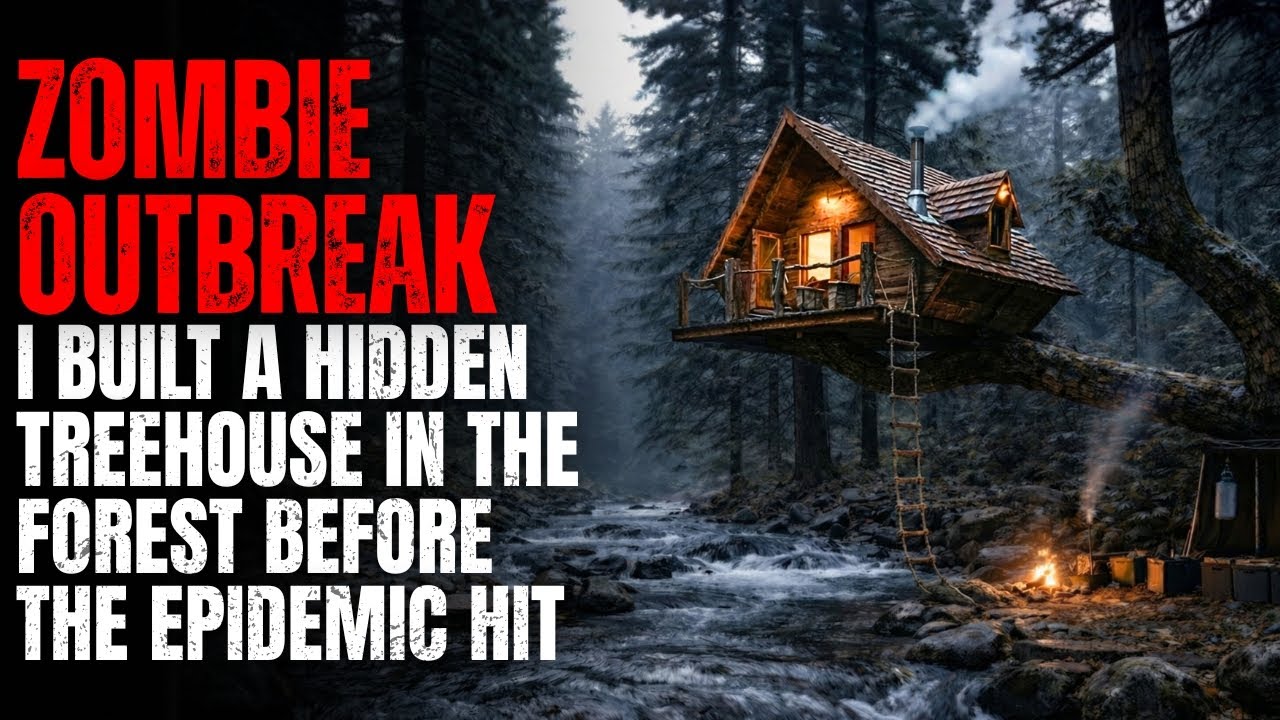 ZOMBIE OUTBREAK: I Built a Hidden Treehouse in the Forest Before the Epidemic Hit | Creepypasta