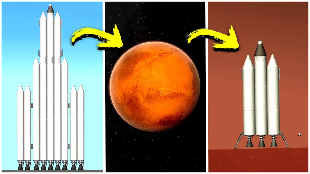 MISSÃO MARTE: POUSANDO E VOLTANDO SEM MORRER | Spaceflight Simulator