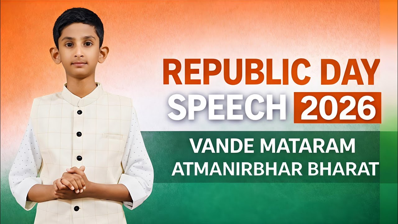 77th Republic Day Speech 🇮🇳 | Vande Mataram & Atmanirbhar Bharat | 26 January 2026