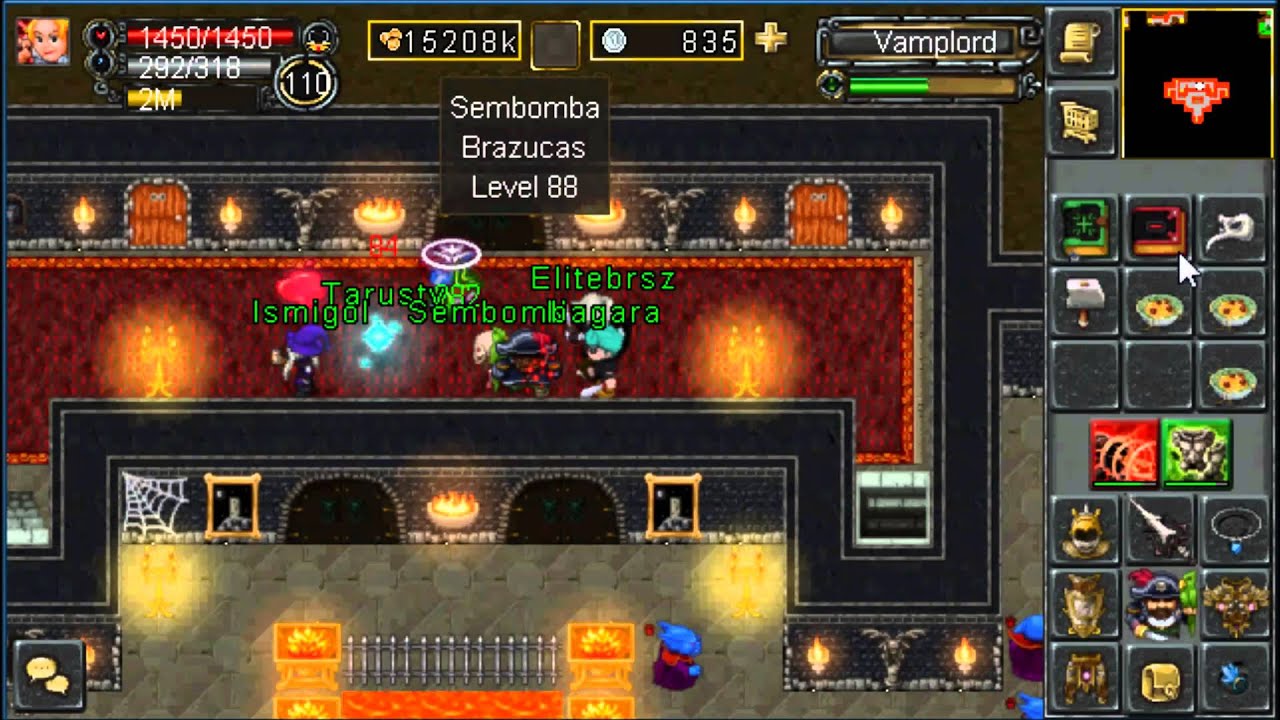 Tibiame All Portal of Evil Castle (hard) - Warrior Blocking - GANICUS