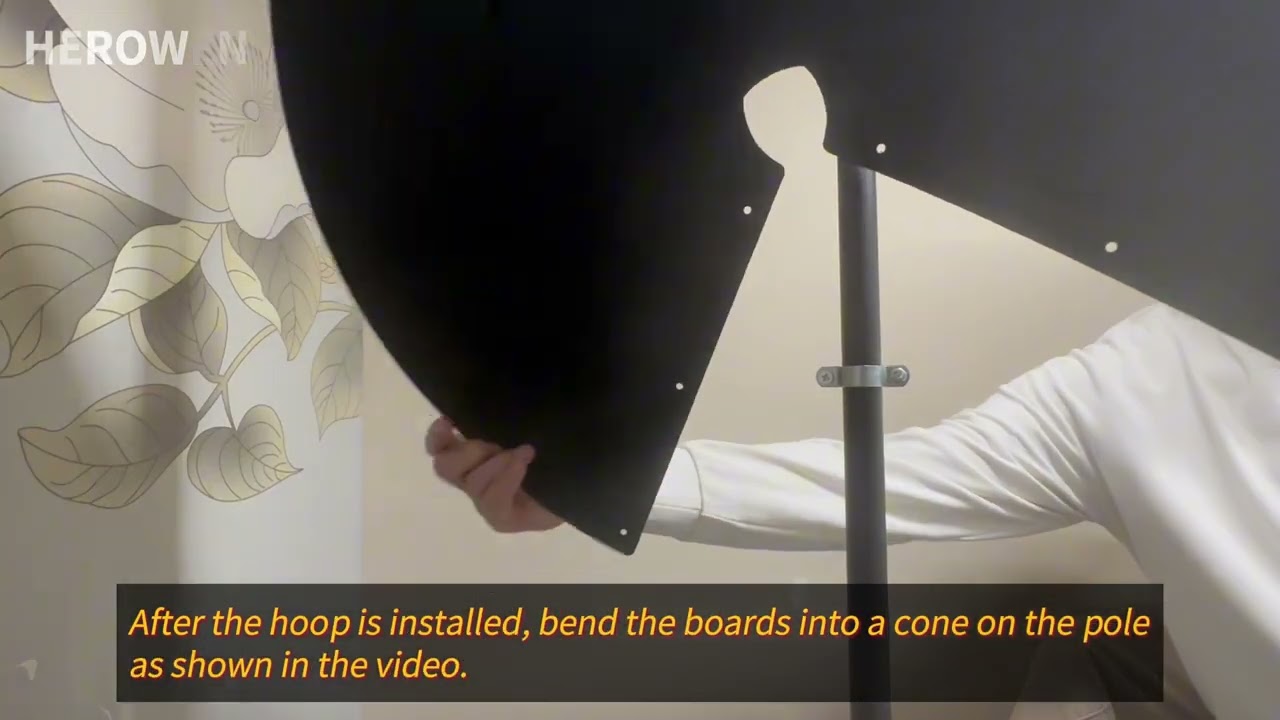 Installation instructions for squirrel baffle