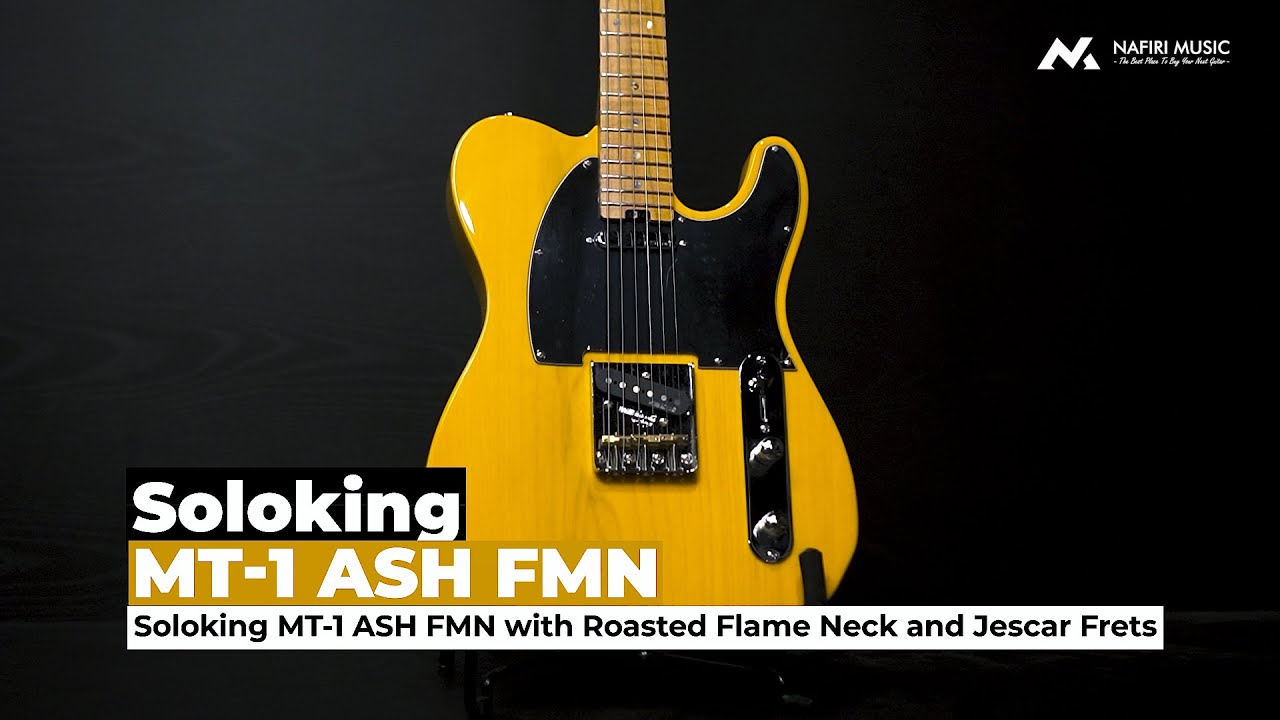 Soloking MT 1 ASH FMN Jescar In Butterscotch Blonde NSR