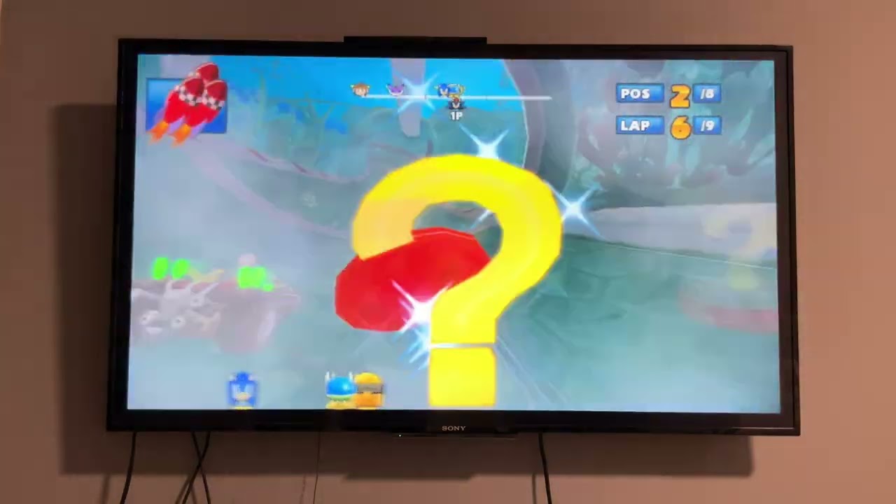 Sonic sega all stars racing ocean ruin Shadow gameplay
