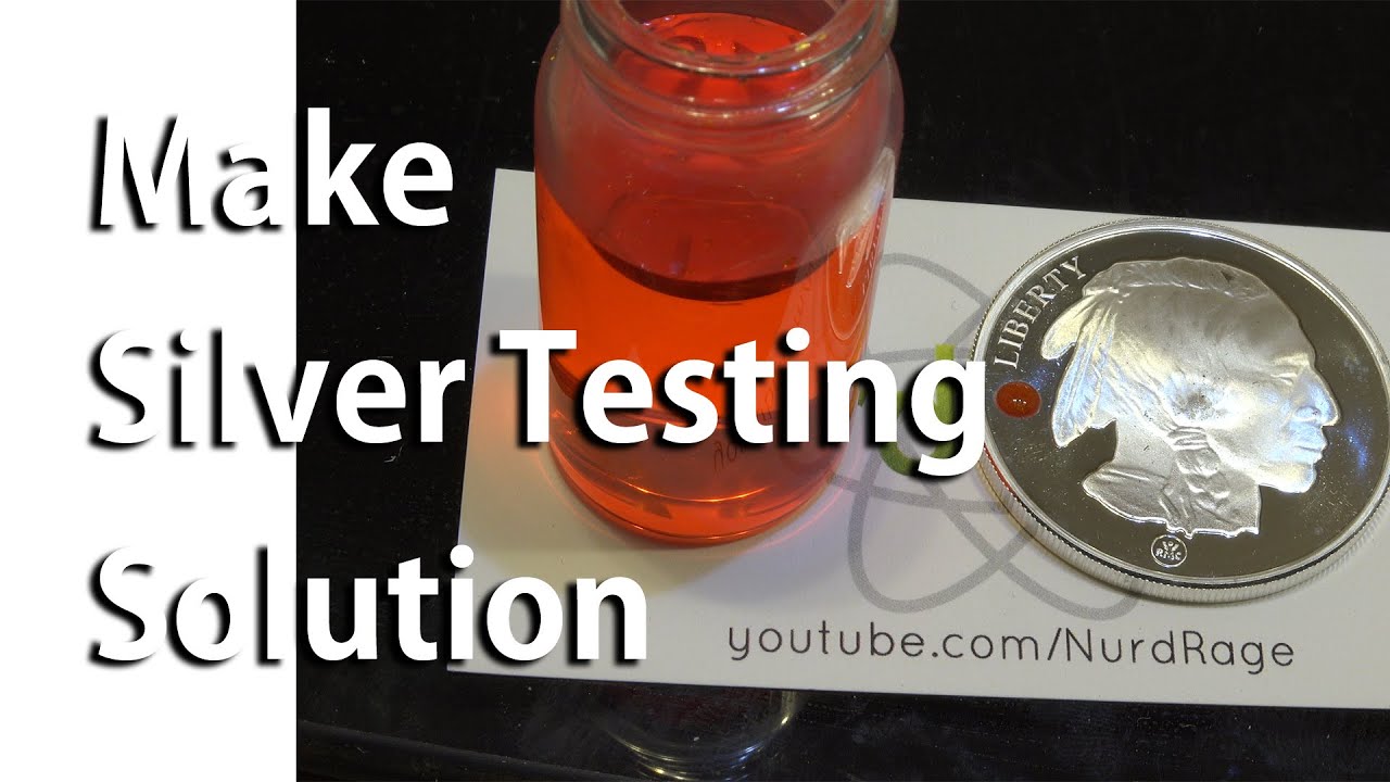 Make Silver Testing Solution to Detect Fake Silver
