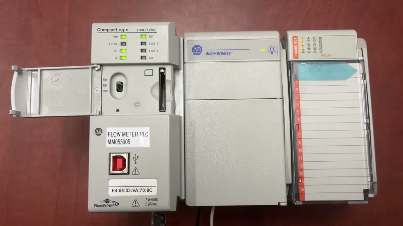 Allen Bradley CompactLogix 5370 1769 Режим сброса ошибок и восстановления