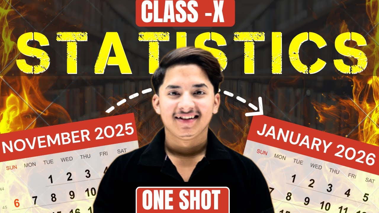 Statistics Full Chapter ONE SHOT🎯 | Class 10 Maths NCERT | All Exercises | Harsh Singhal