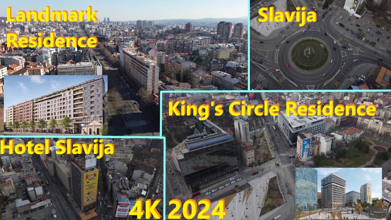 King's Circle Residences - Slavija, Landmark Residence - Bulevar Kralja Aleksandra 4K 2024