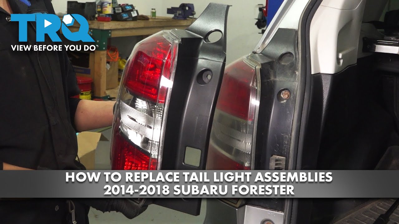 How to Replace Tail Light Assemblies 2014-2018 Subaru Forester