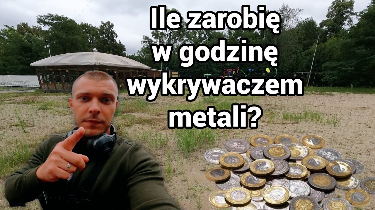 Wyzwanie 1h! ile znajdę pieniędzy przez godzinę wykrywaczem metali ?