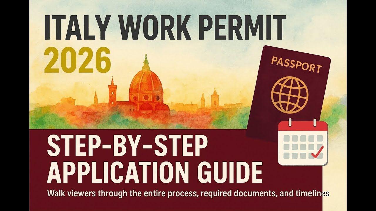 Italy Work Permit 2026 🔥 | Complete Application & Job Guide