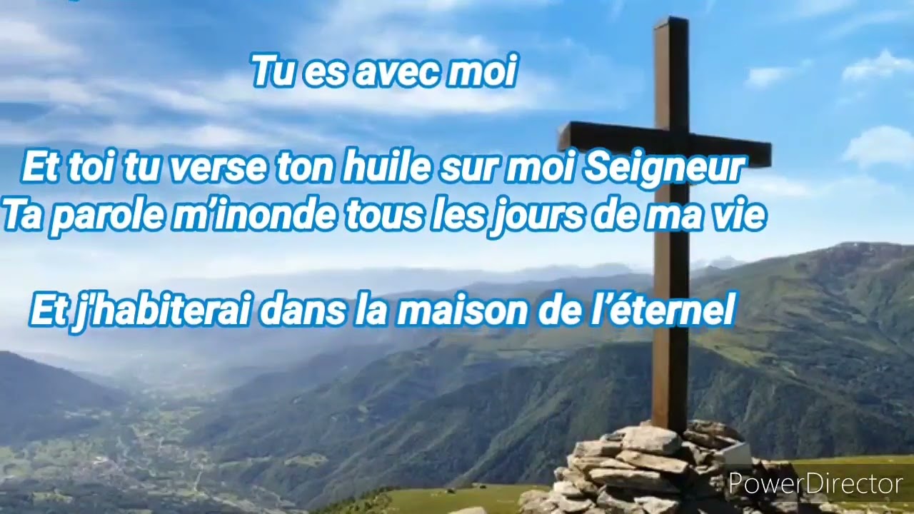Play-back L'éternel est mon Berger (avec parole)