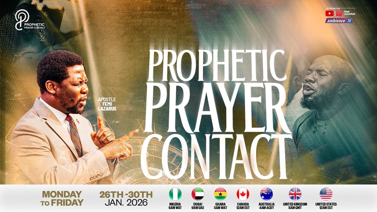 PROPHETIC PRAYER CONTACT || 27TH JANUARY 2026