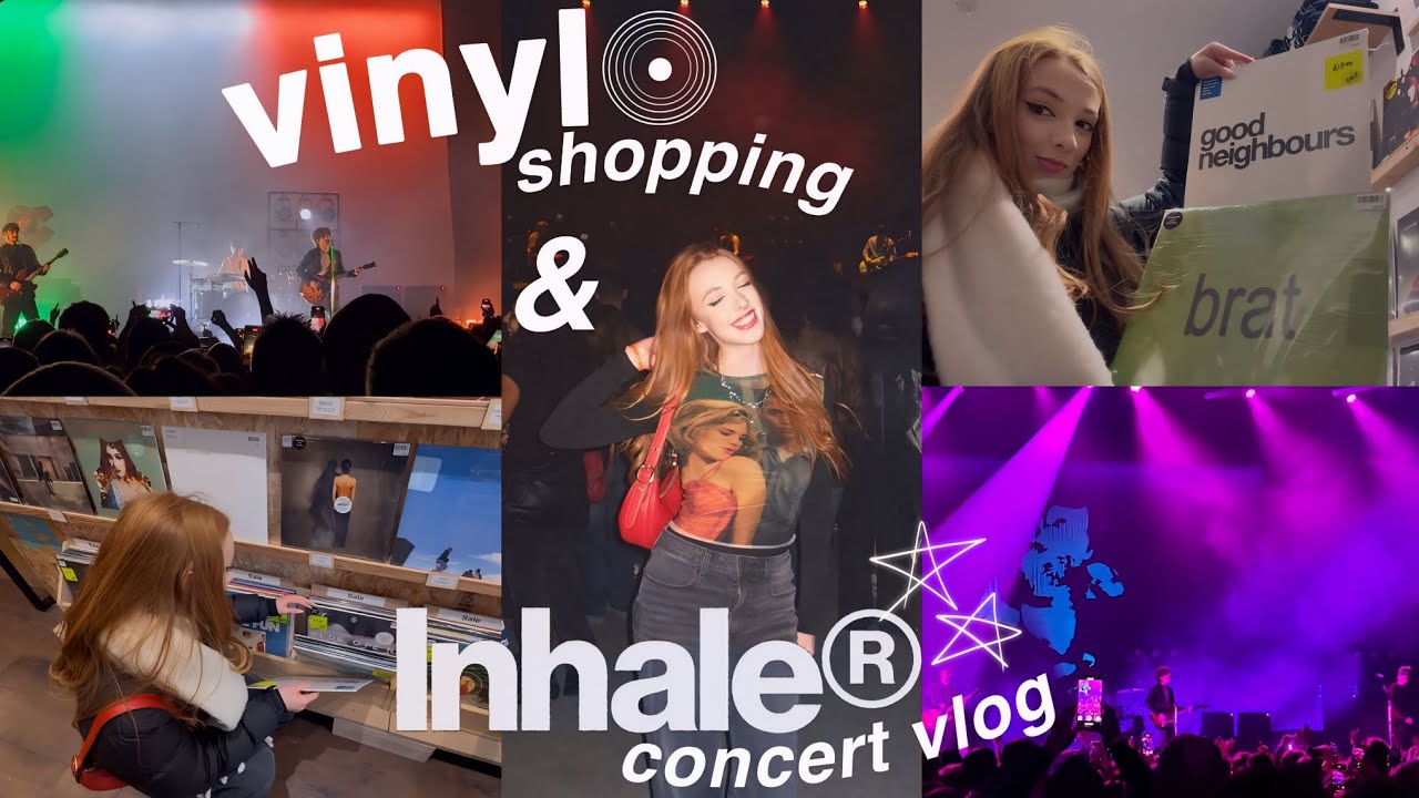 Vinyl Shopping & Seeing Inhaler in Brighton!🎸 | Brighton Travel, Food, Shopping and Concert Vlog
