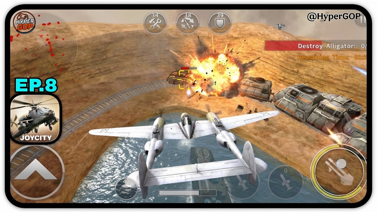 Gunship Battle Helicopter 3D – EP 8 | Missions 1–9 | Lightning (Android, iOS)