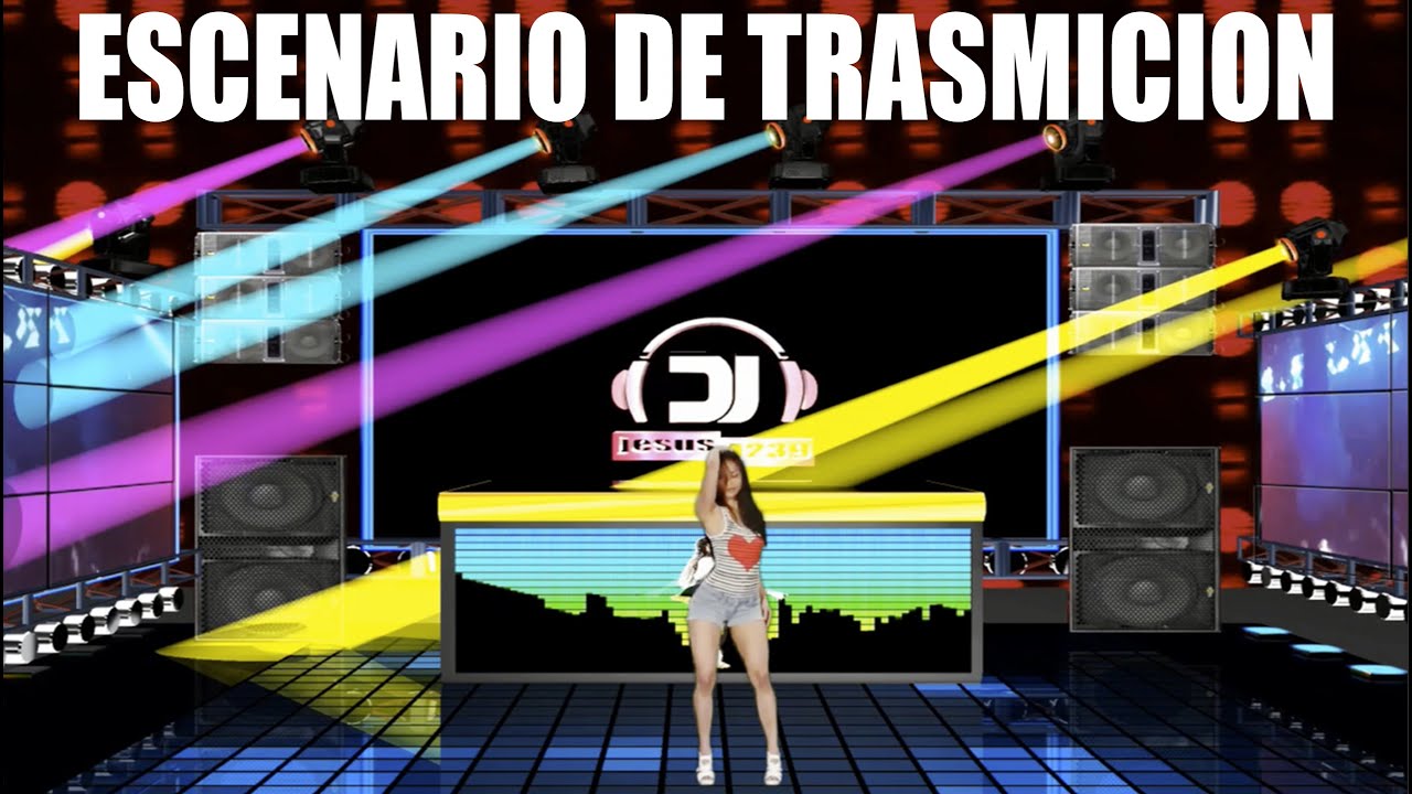 52.- ESCENARIO GRATIS EDITABLE  DE TRANSMISIÓN 2023