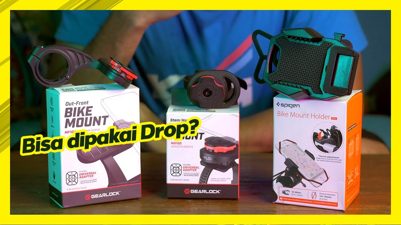 REVIEW! Phone Holder 200 Ribuan dari Spigen