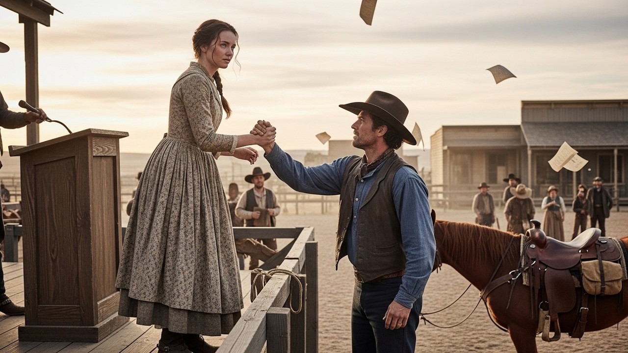 She Was Sold by Her Uncle to the Highest Bidder, The Cowboy Bid Everything He Had and Set Her Free