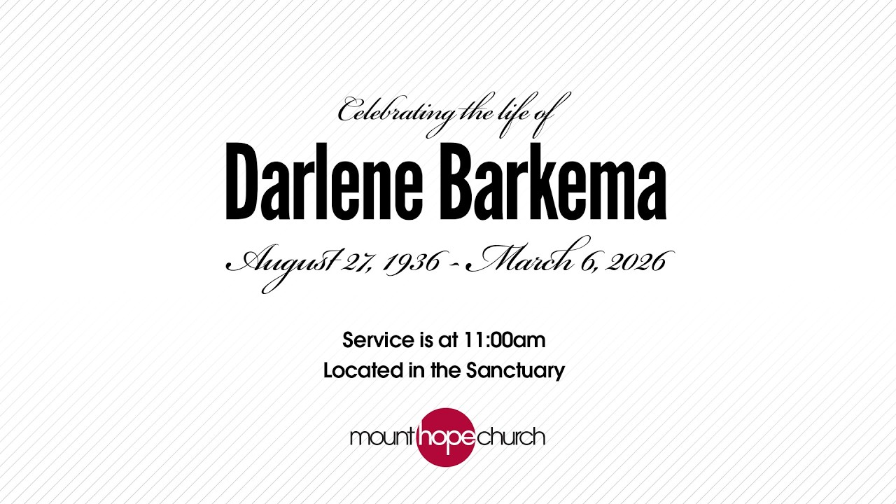 Darlene Barkema - Life Celebration