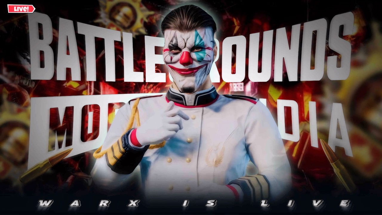 BgmiAGGRESSIVE GAMEPLAY WITH WARX 😱 #shortslive #bgmilive #pubg #live