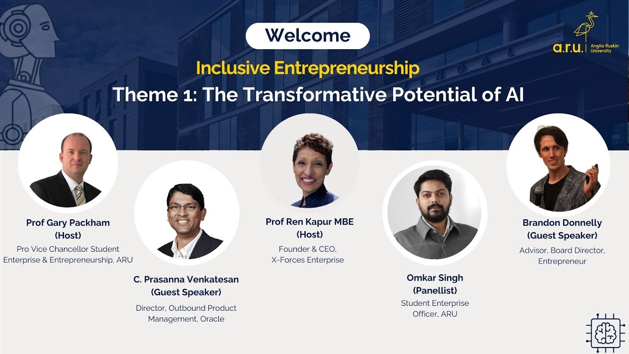 Inclusive Entrepreneurship: The Transformative Potential of AI | Theme 1 #AREA_ARU