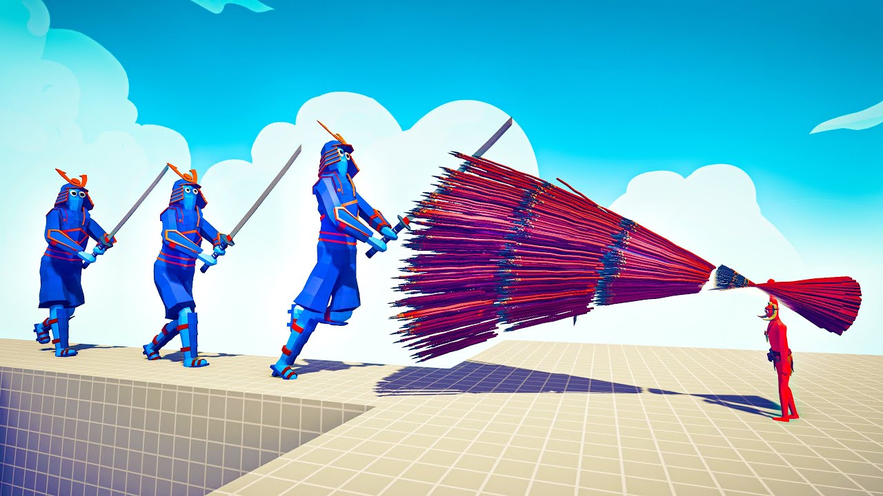 3x SAMURAI GIANT vs EVERY GOD - Totally Accurate Battle Simulator TABS