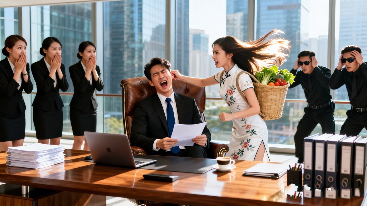 No one dared near CEO who rejected 100 girls—until village girl grabbed his ear,CEO fell in love!