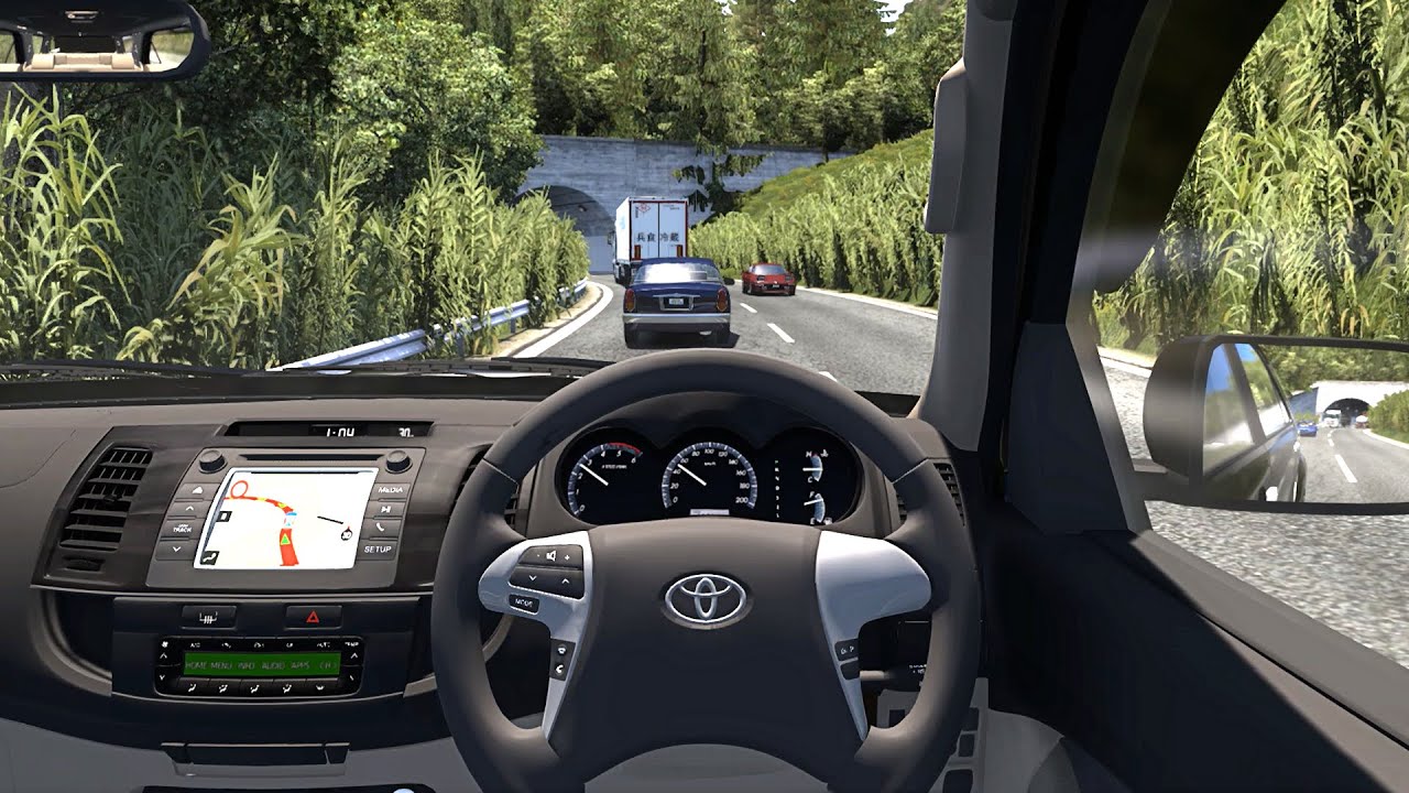 Toyota Fortuner AN50 | Euro Truck Simulator 2 | Steering Wheel Game Play
