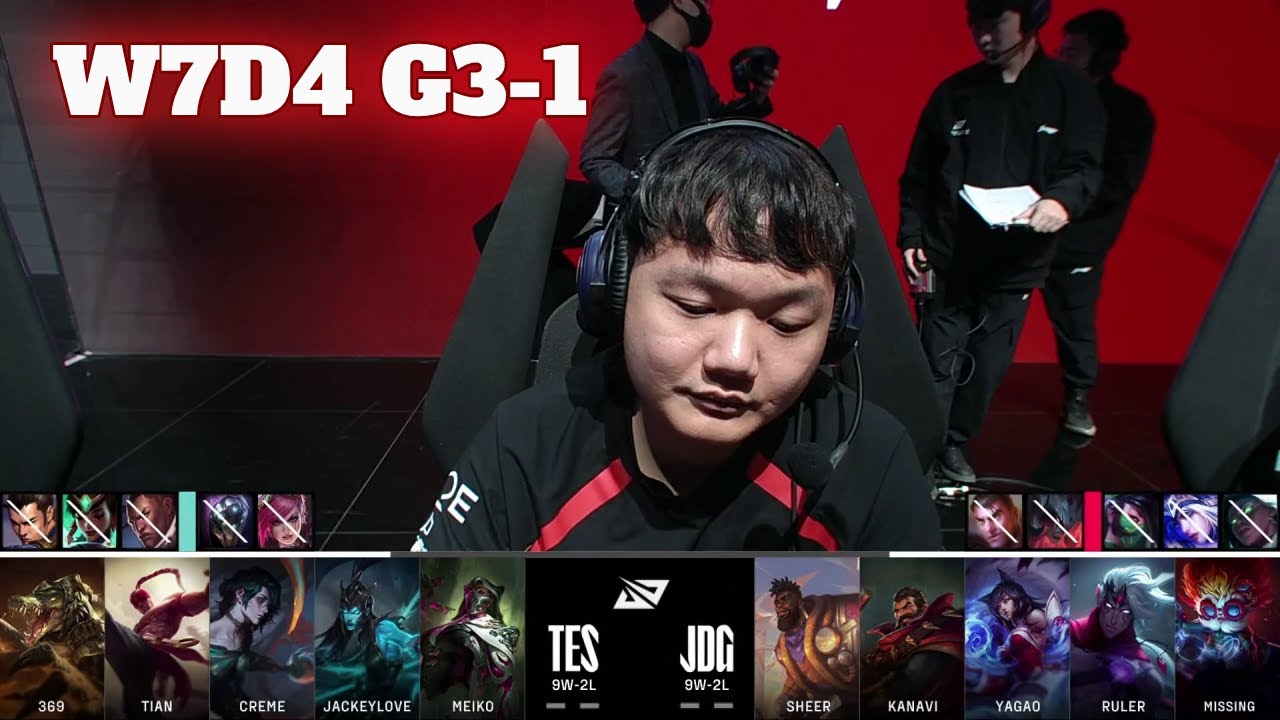 JDG vs TES - Game 1 | Week 7 Day 4 LPL Spring 2024 | JD Gaming vs Top Esports G1