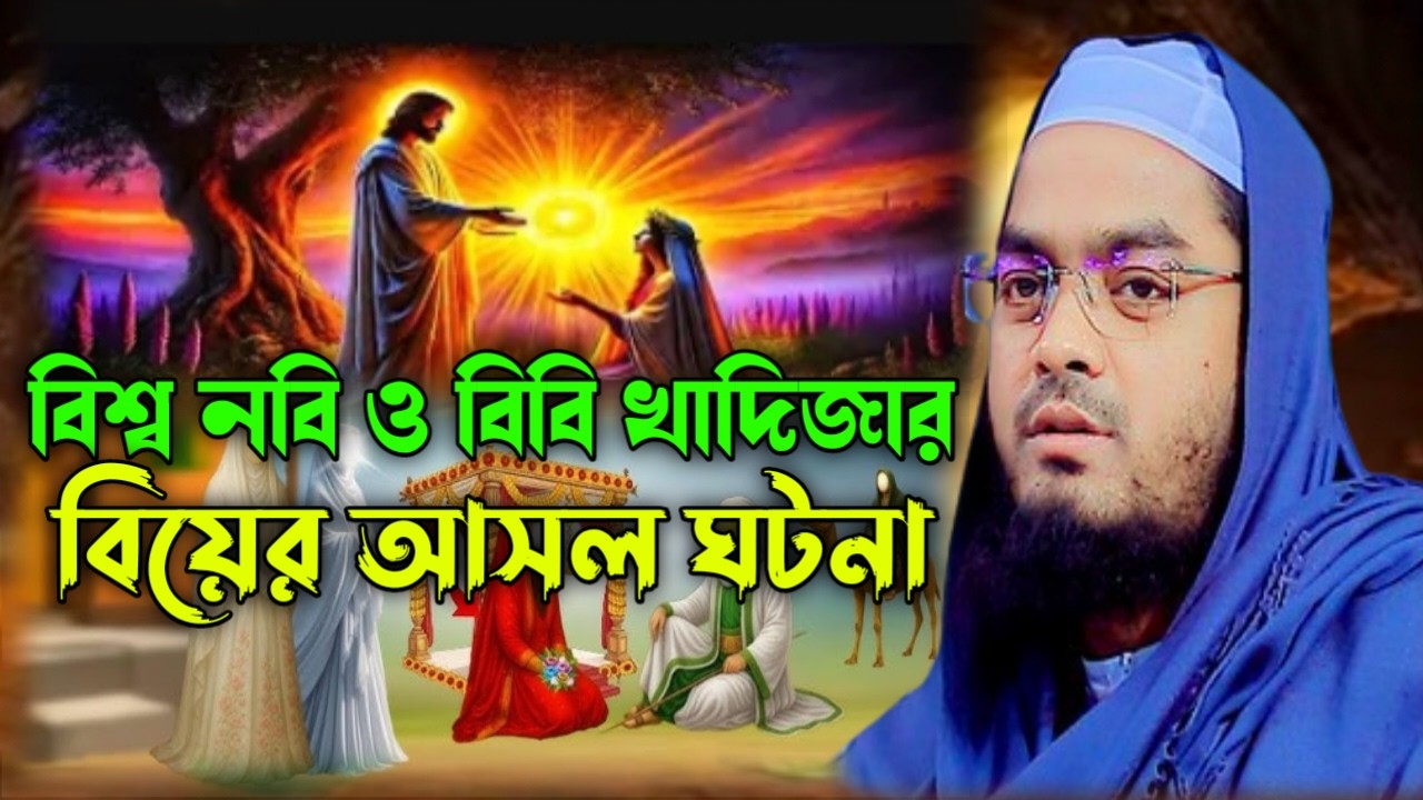 বিশ্ব নবী ও বিবি খাদিজার বিয়ের আসল ঘটনা,hafizur rahman sad waz