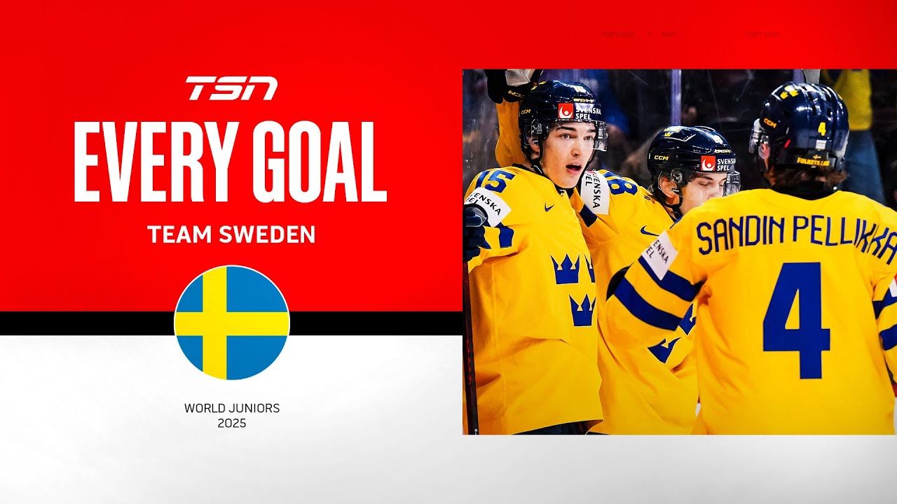 Every Team Sweden Goal From the 2025 World Juniors