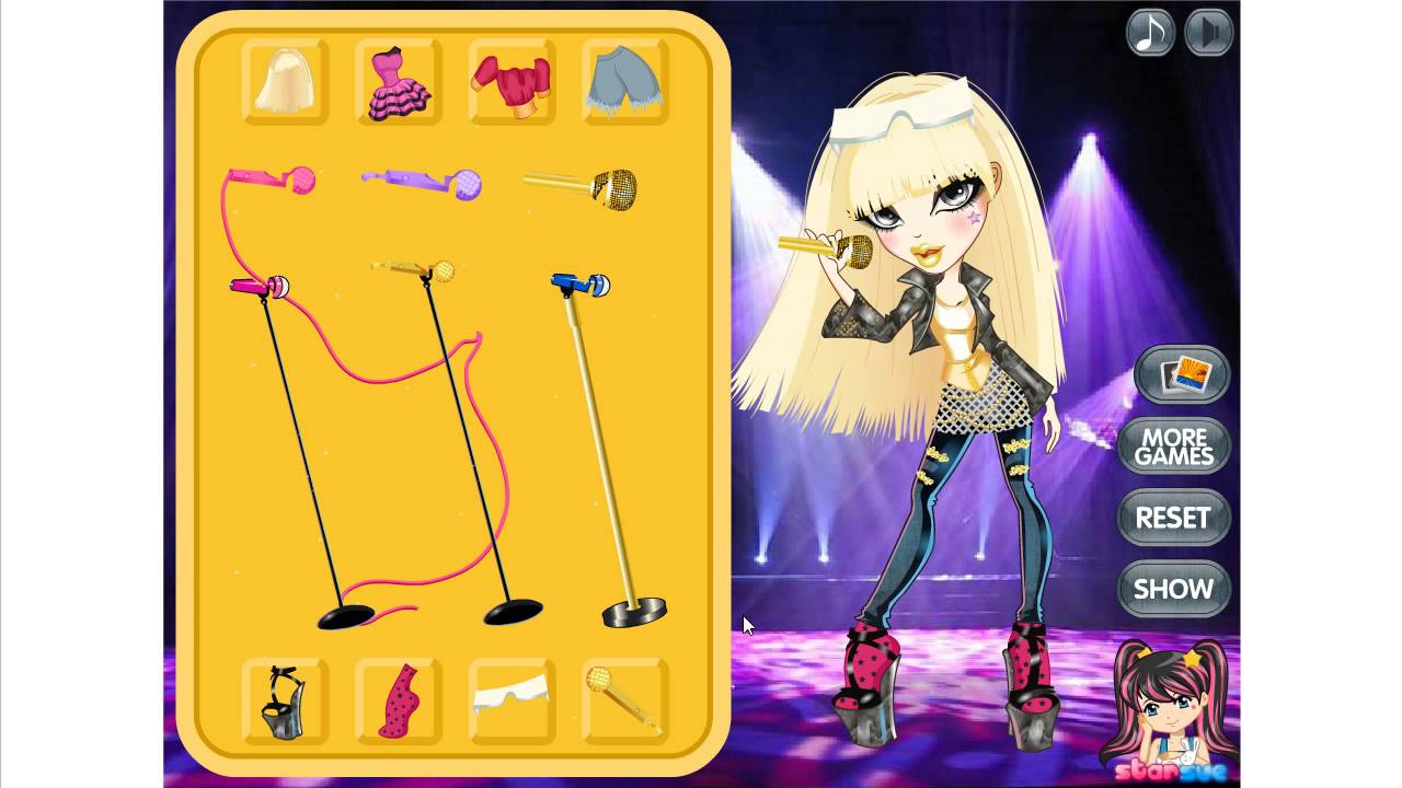 Bratz Style Starz Dress Up Game Preview