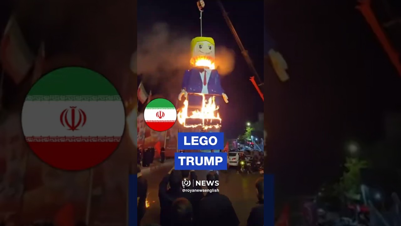 🇮🇷 Lego Trump: Iranians during Khamenei&rsquo;s funeral in Mashhad