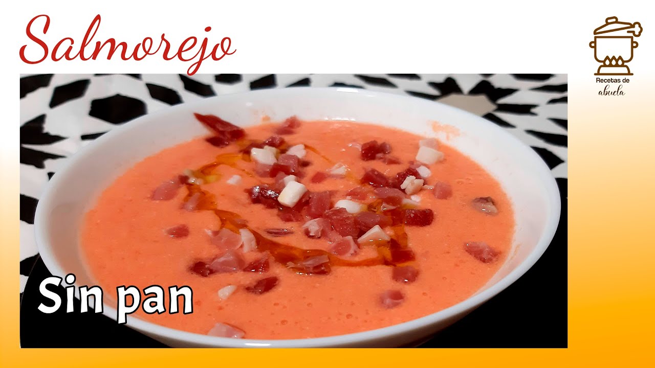 Salmorejo a mi manera, sin pan.