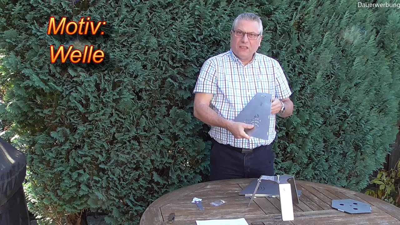Vorstellung, unboxing und Zusammenbau der Feuerschale Dunit