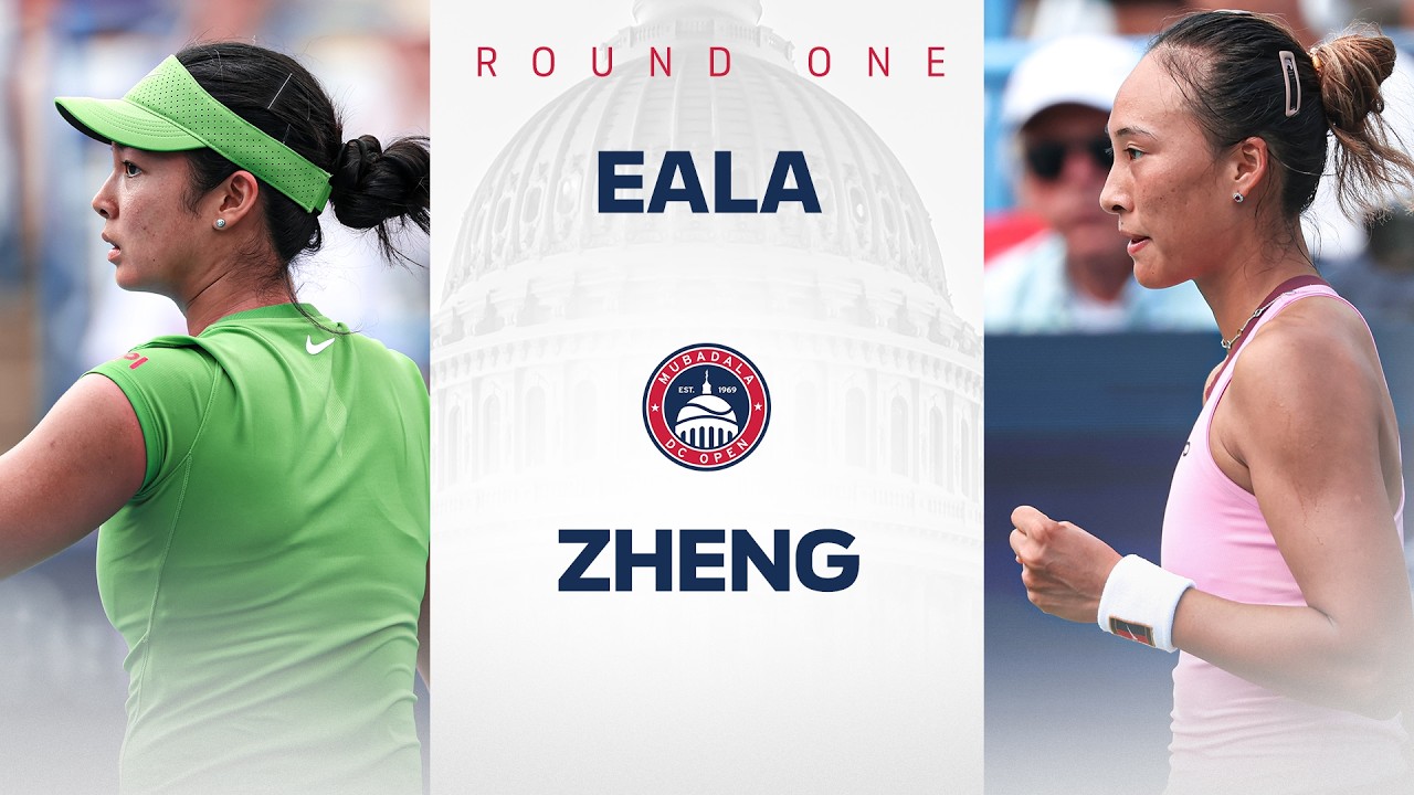 Alexandra Eala vs Qinwen Zheng | Match Highlights | First Round | 2026 Mubadala DC Open