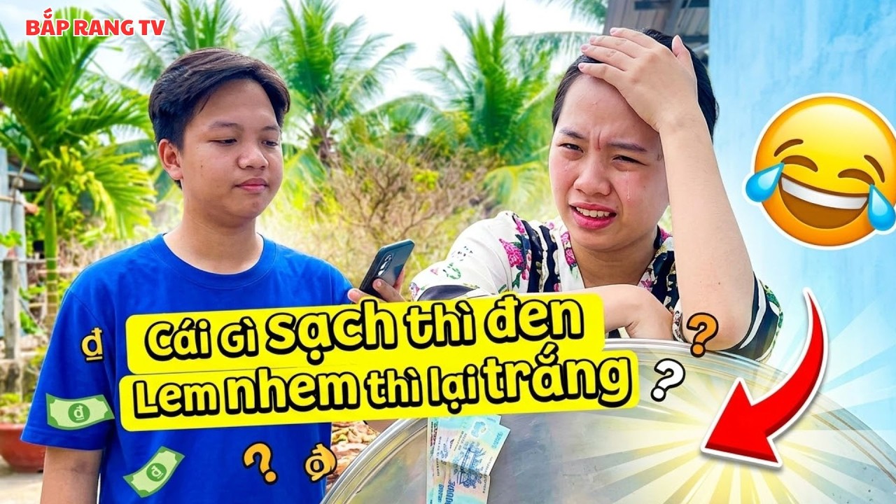 Đố Mẹo Vui Nhộn: Cái Gì Sạch Thì Đen Lem Nhem Thì Lại Trắng? - Bắp Rang TV