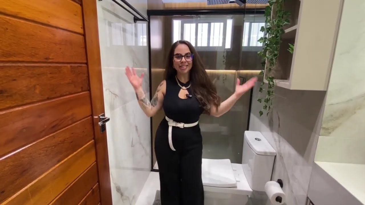 Mudança radical nesse banheiro!!
