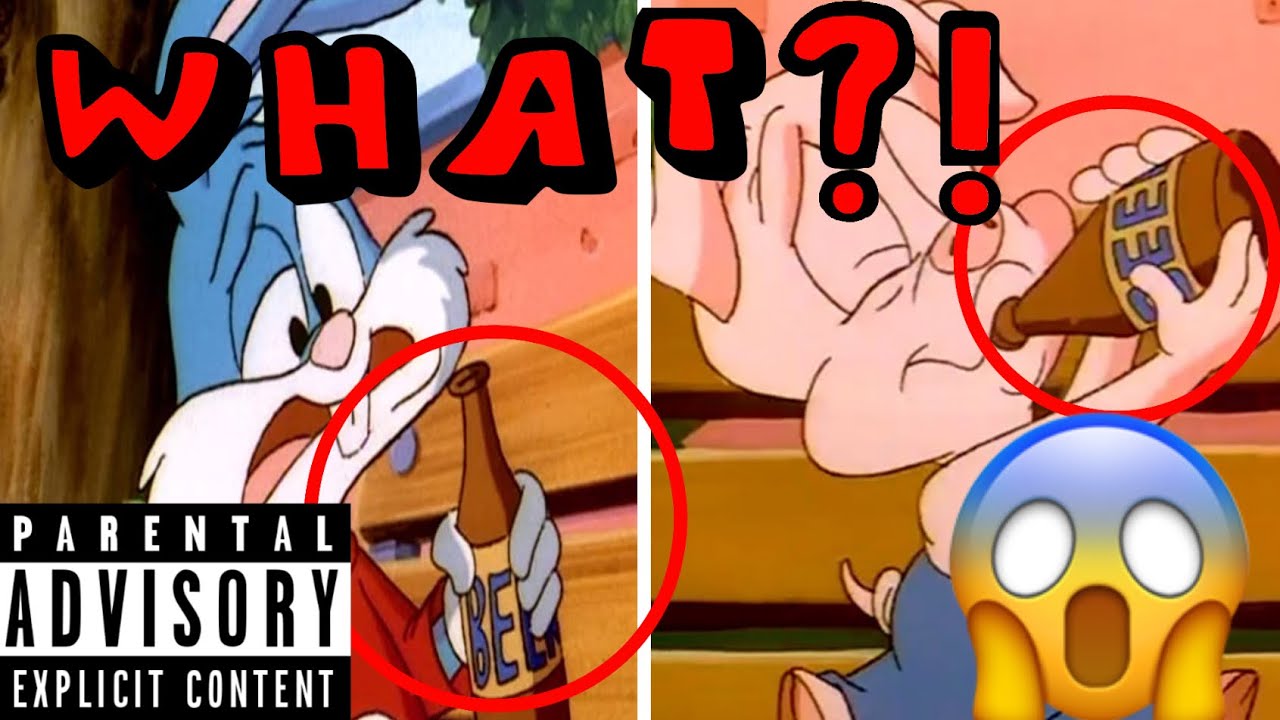 DRINKING BEER on a KIDS SHOW!? (Crazy BANNED Tiny Toons Episode Review)