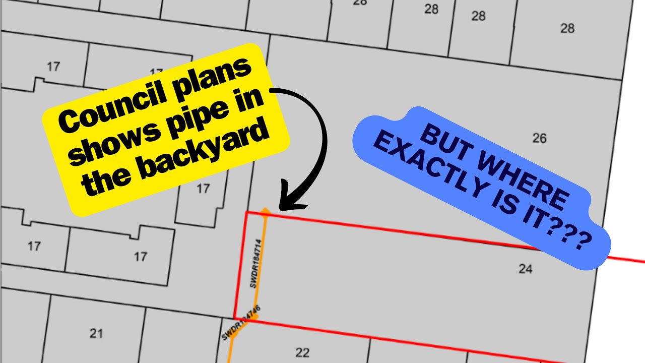 Plans says there is a pipe, so they called in Geelong Cable Locations to find it.
