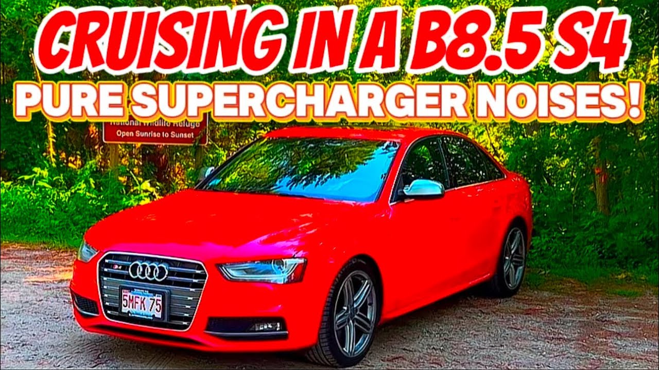 Supercharged Audi S4 SCREAMS! – MIC UNDER THE HOOD! #cars #deesyprod