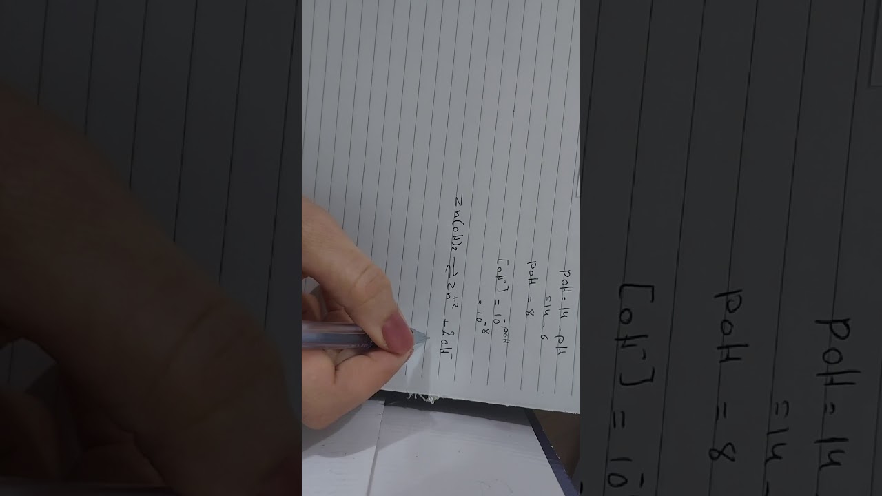 تأثير الأس الهيدروجيني على الذوبانية للصف السادس العلمي