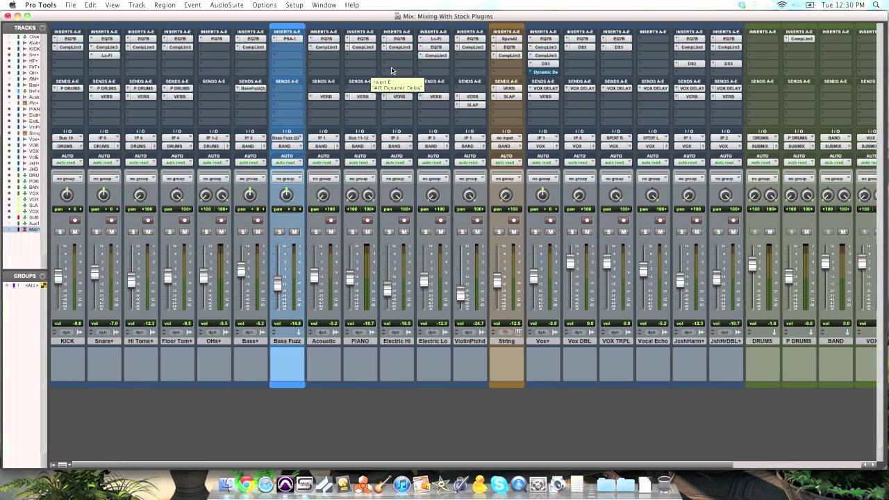 Mixing With Stock Plugins - TheRecordingRevolution.com