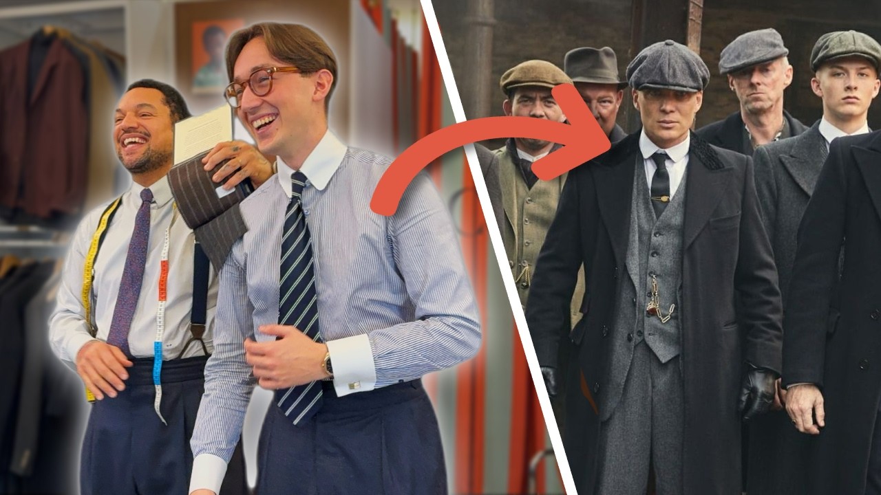 Relooking en Peaky Blinder ! Le costume fou de Julien d'Homme d'Elégance chez Confident Paris