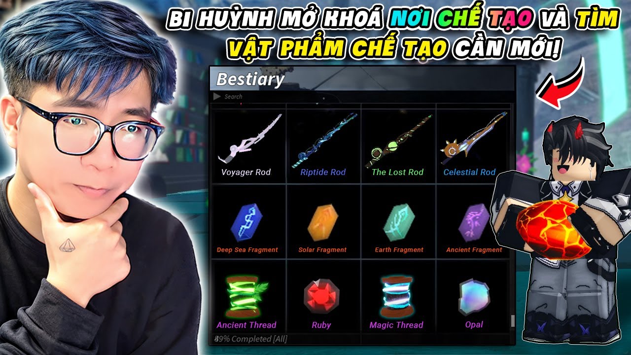 Bi HUỲNH 24H MỞ KHÓA CĂN PHÒNG CHẾ TẠO VÀ TÌM TOÀN BỘ THIÊN THẠCH TRONG FISCH